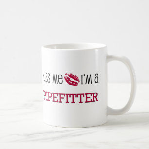 Taza De Café Béseme que soy un PIPEFITTER