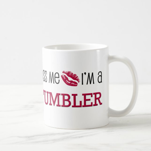 Taza De Café Béseme que soy un VASO (Derecha)