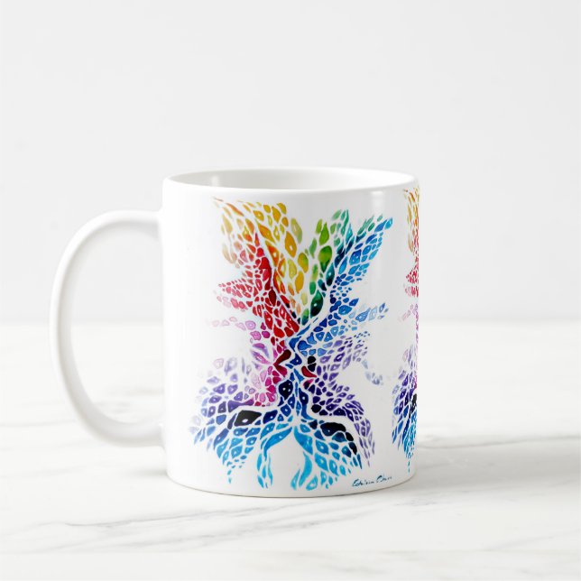 Taza De Café Beso colorido (Izquierda)