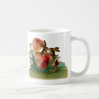 Taza De Café Beso de conejo de Pascua