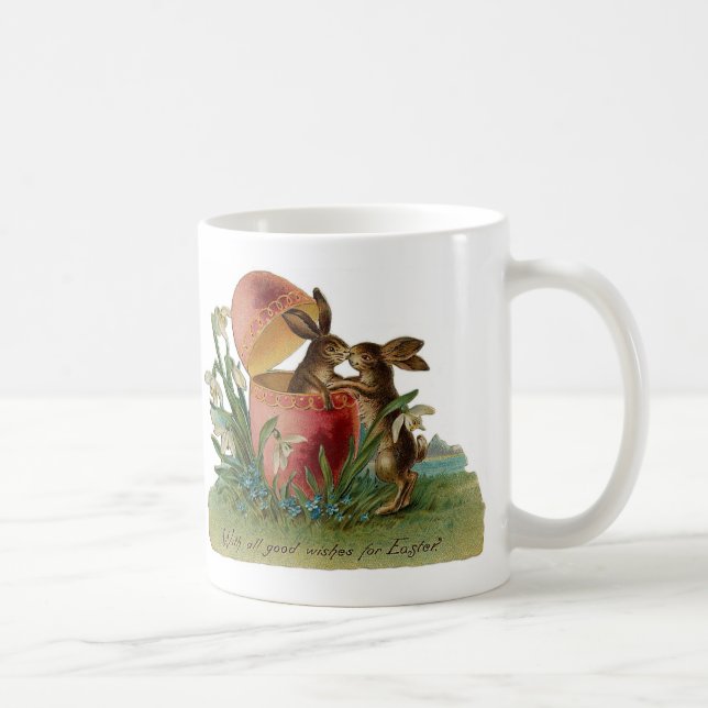 Taza De Café Beso de conejo de Pascua (Derecha)