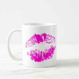 Taza De Café Beso de neón