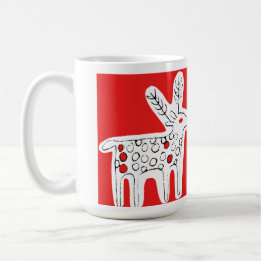 Taza De Café Beso de renos R Café Mug