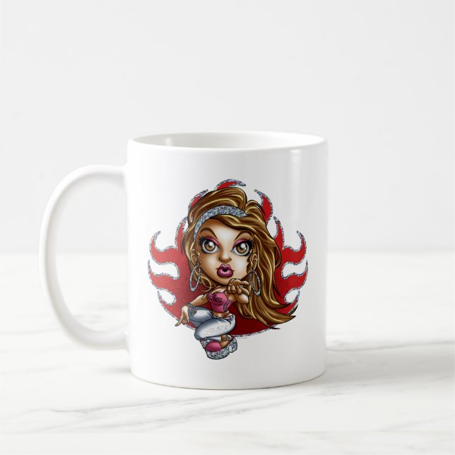 Taza De Café Beso latino Kiss (Izquierda)