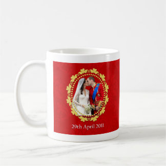 Taza De Café Beso real de la boda de Guillermo y de Kate