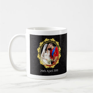 Taza De Café Beso real de la boda de Guillermo y de Kate