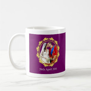 Taza De Café Beso real de la boda de Guillermo y de Kate