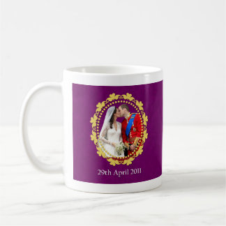 Taza De Café Beso real de la boda de Guillermo y de Kate