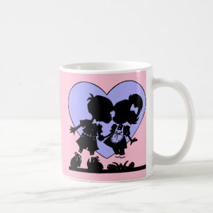 Taza De Café Beso Retro