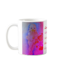 Taza de café Besos al aire. Besos para ti