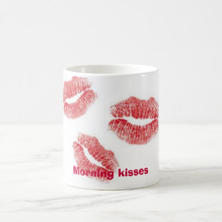 Taza De Café besos, besos de la mañana