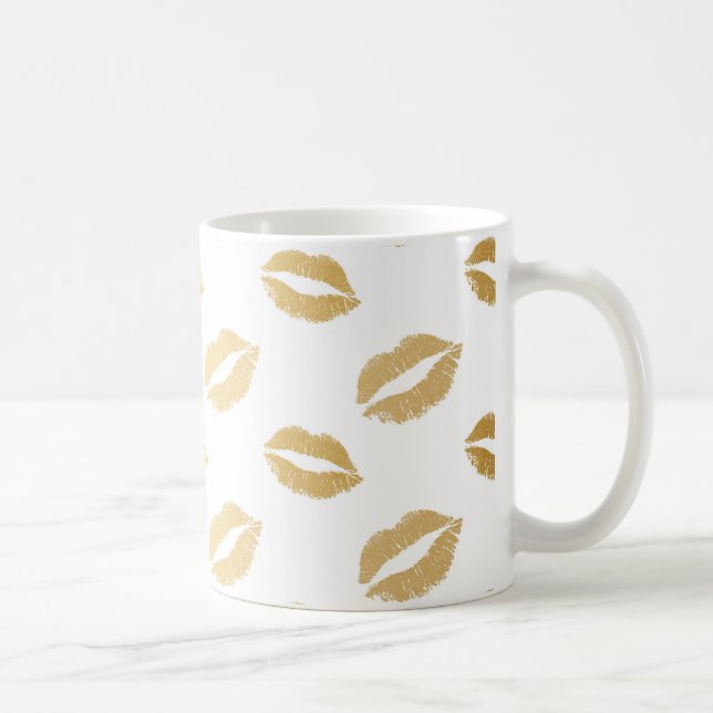 Taza De Café Besos Brillantes (Derecha)