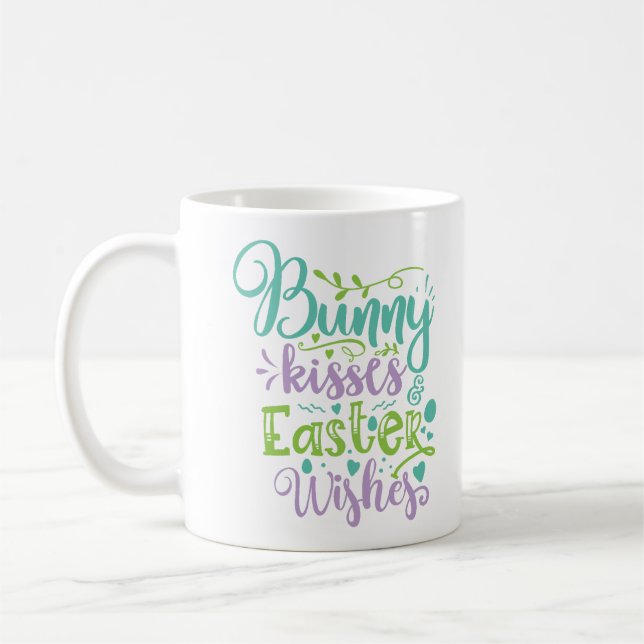 Taza De Café Besos confitados y deseos de Pascua (Izquierda)