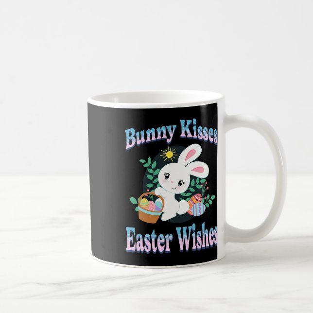 Taza De Café Besos de conejo Semana Santa Deseos De Abundantes  (Derecha)