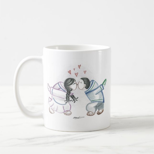 Taza De Café Besos del esquimal (Izquierda)