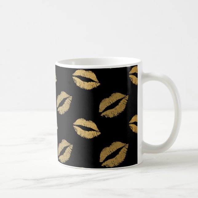 Taza De Café Besos dorados (Derecha)