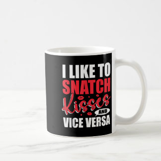 Taza De Café Besos y besos; sayin adulto gracioso de viceversa