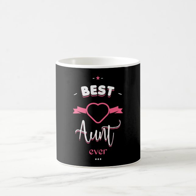 Taza De Café Best aunt ever (Centro)