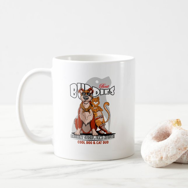 Taza De Café Best Buddy | 11# Classic Mug (Con donut)