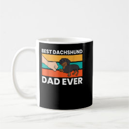 Taza De Café Best Dachshund Dad Ever T-Shirt