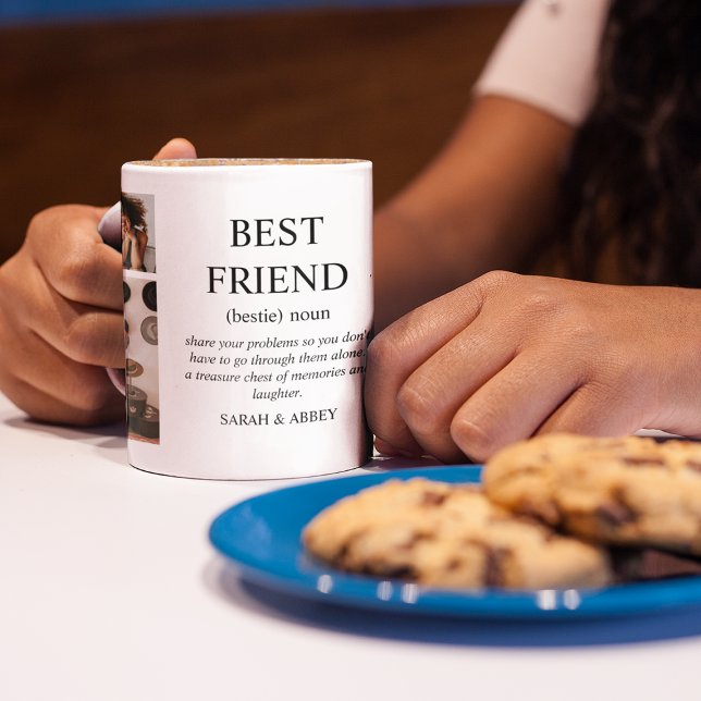 Taza De Café Best Friend Definition Photo Collage (Subido por el creador)