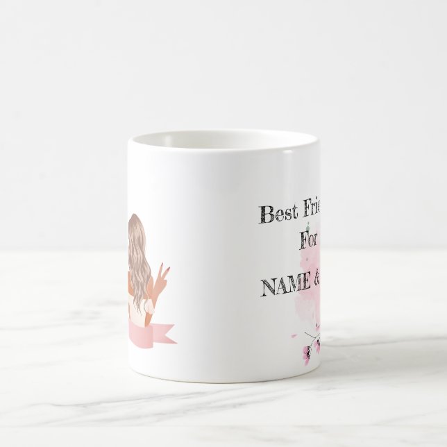 Taza De Café Best Friend Forever Mug (Centro)