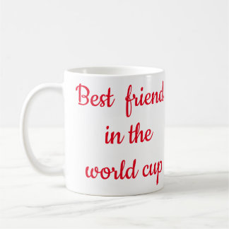 Taza De Café Best friend in the world cup