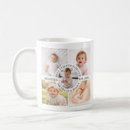 Taza De Café Best Friends Ever Photo Collage | Custom Bestie