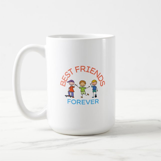 TAZA DE CAFÉ BEST FRIENDS FOREVER, FRIENDSHIP, FRIEND DAY (Izquierda)