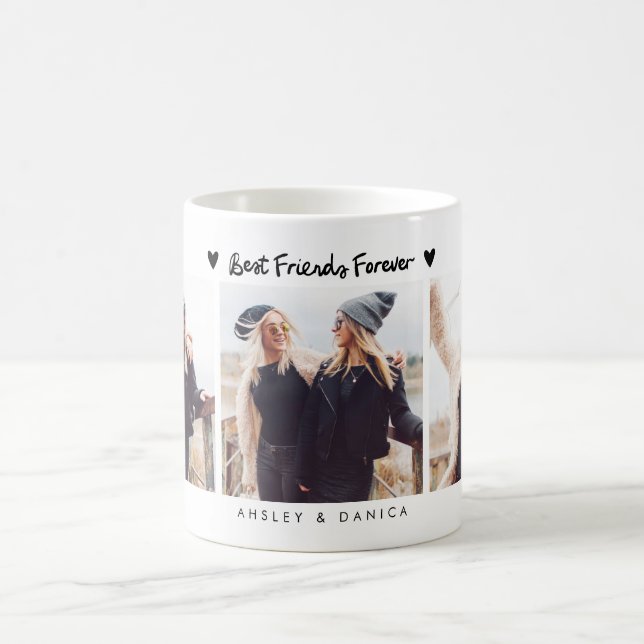 Taza De Café Best Friends Forever Photo Multi Photo White (Centro)