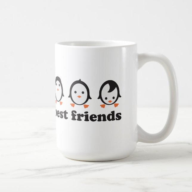 Taza De Café best friends - pingüinos (Derecha)