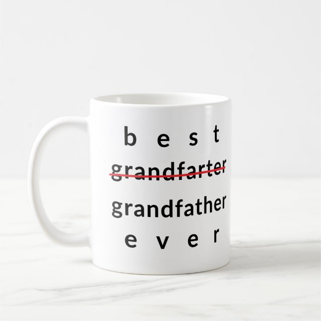 Taza De Café Best Grand-Farter Ever Mug for Grandpa (Izquierda)