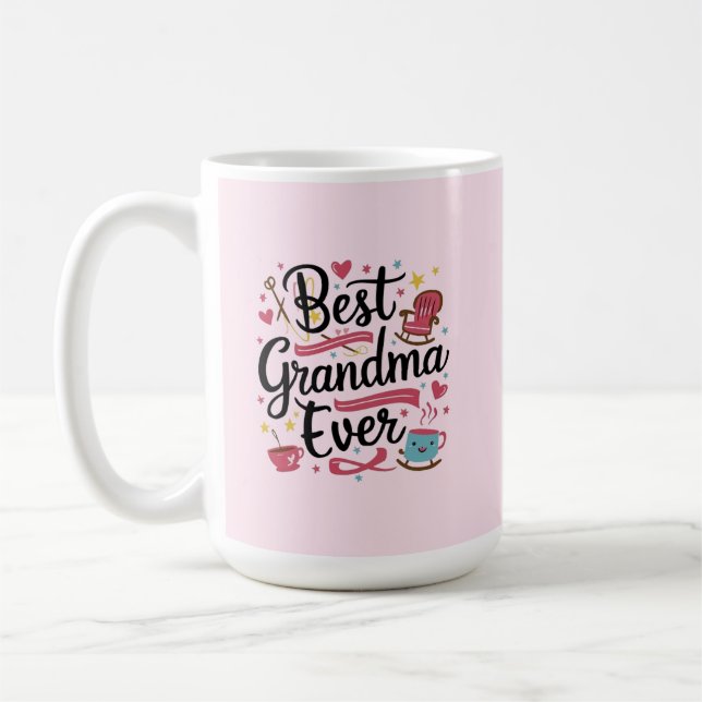 Taza De Café Best grandma ever (Izquierda)