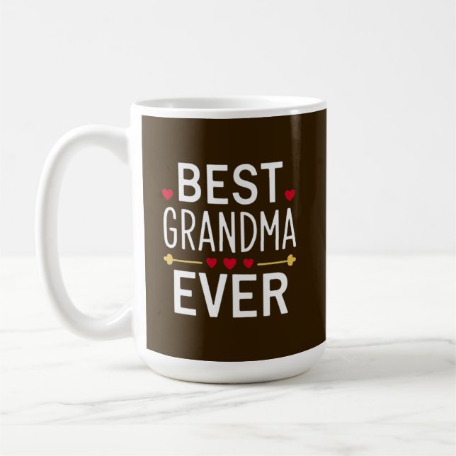 Taza De Café Best grandma ever (Izquierda)