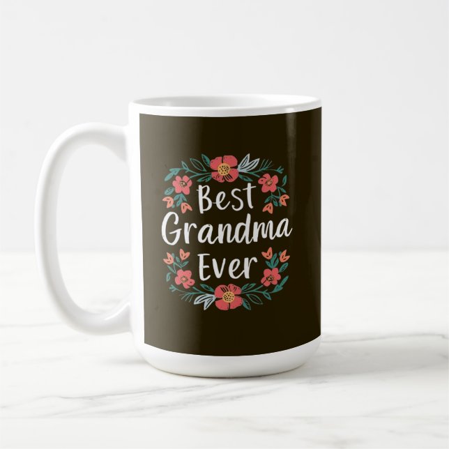Taza De Café Best grandma ever (Izquierda)