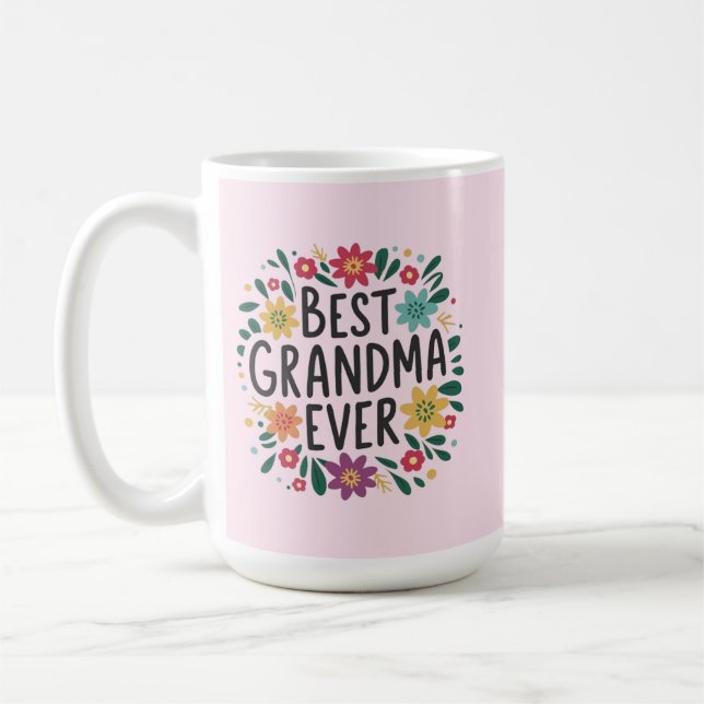 Taza De Café Best grandma ever (Izquierda)
