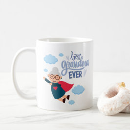 Taza De Café "Best Grandma Ever" Superhero Grandma Gift 