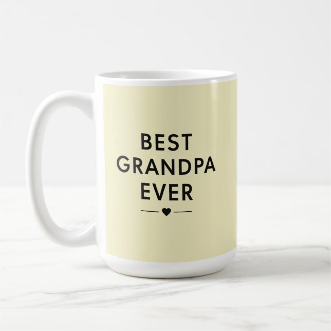 Taza De Café Best grandpa ever  (Izquierda)