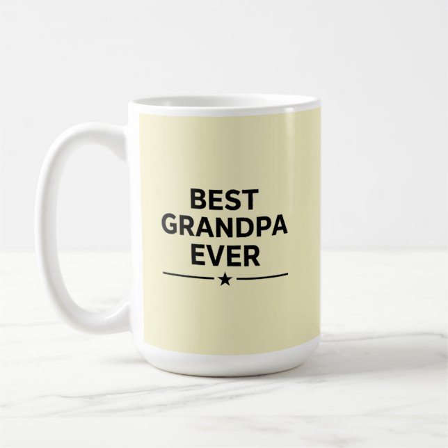 Taza De Café Best grandpa ever  (Izquierda)