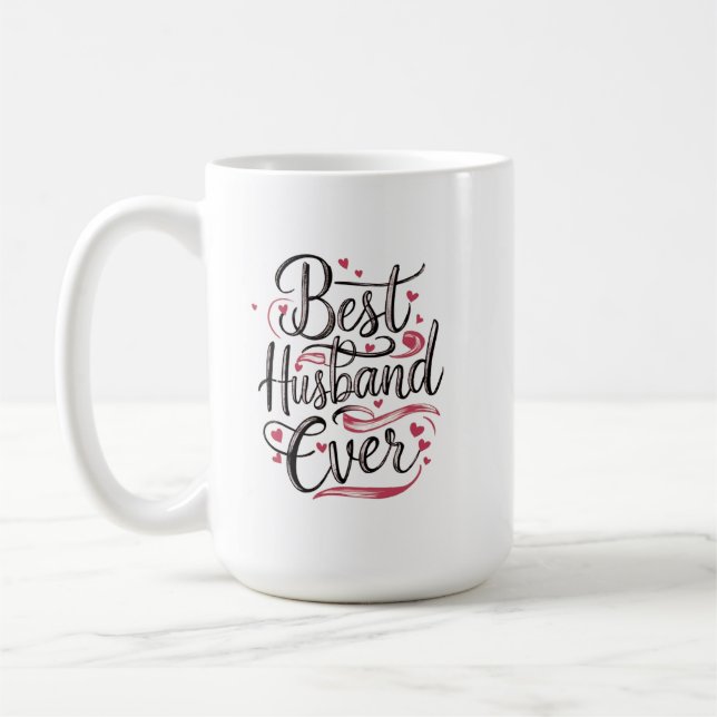 Taza De Café Best Husband Ever (Izquierda)