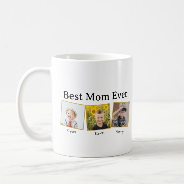 Taza De Café Best Mom Ever (Izquierda)