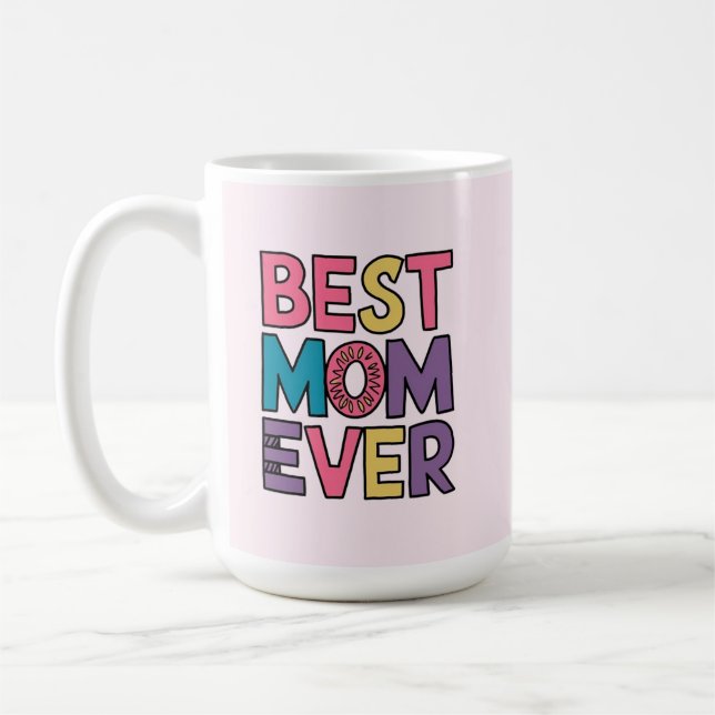 Taza De Café Best mom ever (Izquierda)