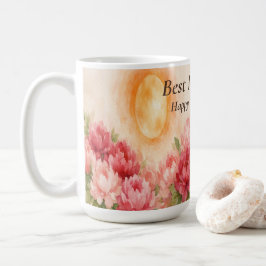 Taza De Café Best Mom Ever Floral Mug Personalized Mother’s Day