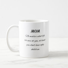 Taza De Café Best Mom Ever Floral Tree Art