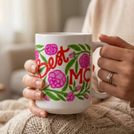 Taza De Café Best Mom Ever Mother's Day 15 oz Mug