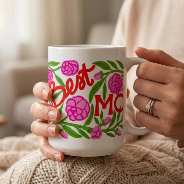 Taza De Café Best Mom Ever Mother's Day 15 oz Mug (Subido por el creador)
