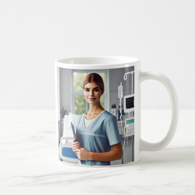 Taza De Café Best Mugs nurse day (Derecha)