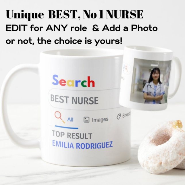 Taza De Café BEST NURSE Photo Mug Novelty Search TOP Result (Subido por el creador)