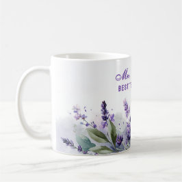 Taza De Café Best Teacher Appreciation Lavender Spring Floral