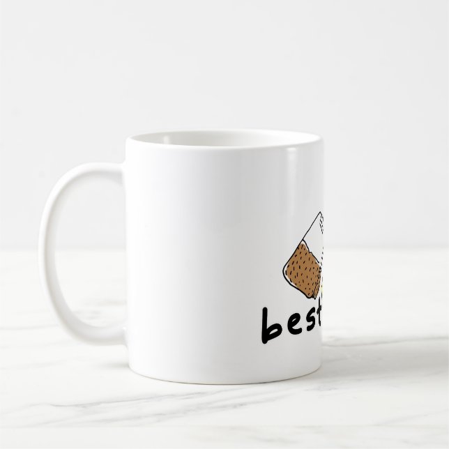 Taza De Café “Best TEAcher” – Cute Funny Teacher Gift  (Izquierda)